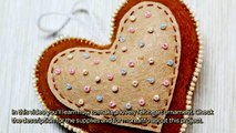 How To Make A Lovely Felt Heart Ornament - DIY Crafts Tutorial - Guidecentral