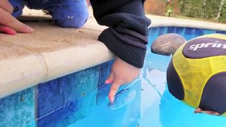 Our Frozen Pool is an ICE MONSTER! (FUNnel Vision Vlog)