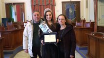 San Giorgio a Cremano (NA) - Premiata Anna Tarallo dall'amministrazione comunale (16.03.18)