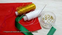 How To Make A Felt Christmas Bell Decoration - DIY Crafts Tutorial - Guidecentral