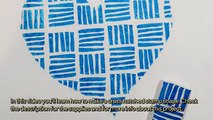How To Make A Cross Hatched Stamp Shape - DIY Crafts Tutorial - Guidecentral