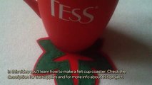 How To Make A Felt Cup Coaster - DIY Crafts Tutorial - Guidecentral