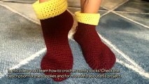 How To Crochet Comfy Socks - DIY Style Tutorial - Guidecentral