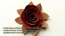 How To Make A Decorative Cardstock Flower - DIY Crafts Tutorial - Guidecentral