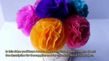 How To Make Cute Tissue Paper Flowers - DIY Crafts Tutorial - Guidecentral