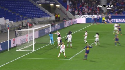 1/4 de finale aller de LDC féminin - L'égalisation catalane avec ce but gag !