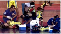 Rosángela Espinoza sufre lesión en vivo y Michelle Soifer hace esto