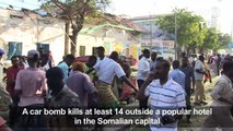 At least 14 killed in Mogadishu bombing