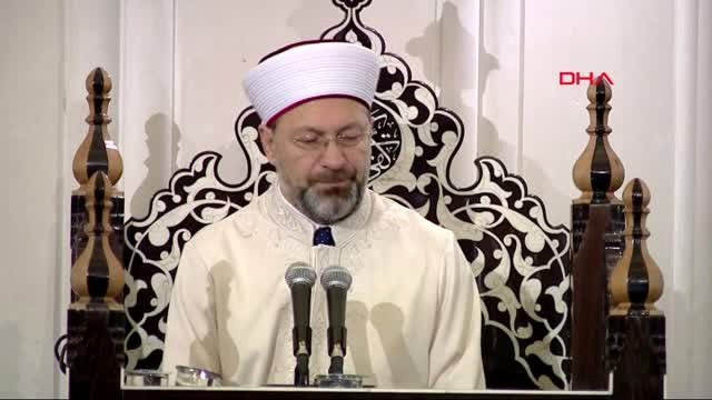 Diyanet İşleri Başkanı Prof. Dr. Ali Erbaş, Melike Hatun Camisi'nde Regaip Kandili Programında...