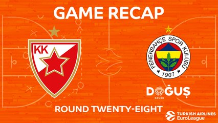 Highlights: Crvena Zvezda mts Belgrade - Fenerbahce Dogus Istanbul
