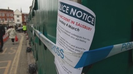 Imágenes de la zona donde fue envenenado Skripal en Salisbury