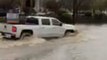 Flash Flooding Swamps California Town's Streets, Stranding Vehicles