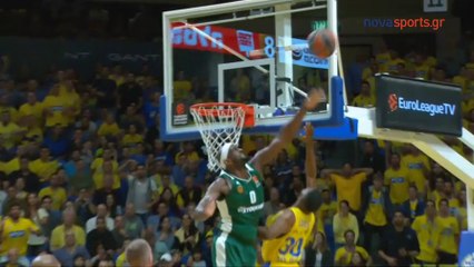 Η φοβερή τάπα του Κρις Σίνγκλετον - Μακάμπι vs Παναθηναϊκός - 22.03.2018
