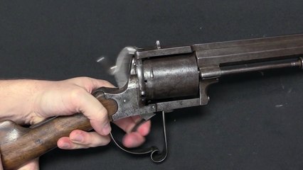 Forgotten Weapons - 15mm Belgian Pinfire Revolving Rifle