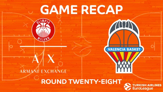 Highlights: AX Armani Exchange Olimpia Milan - Valencia Basket