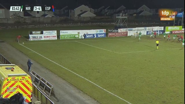 Borja Mayoral Hat-trick Goal - Northern Ireland U21s 3-5 Spain U21s - 22/03/18