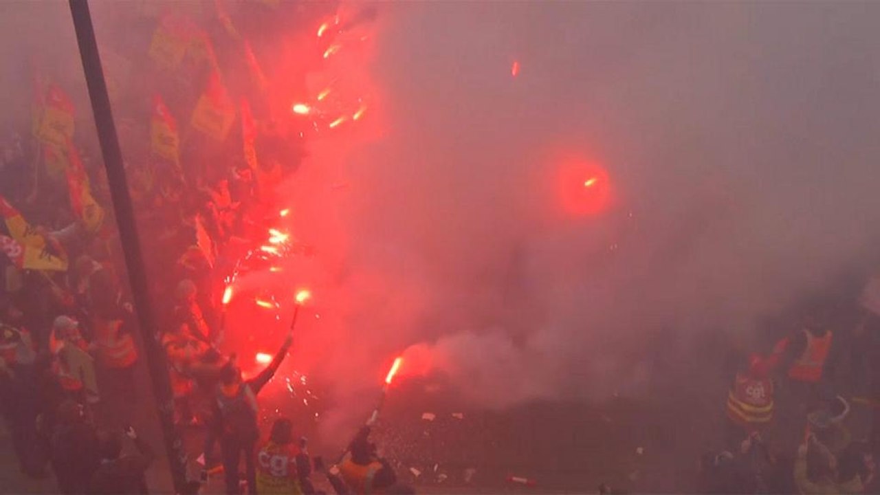 Streikwelle gegen die Reformen von Präsident Emmanuel Macron