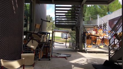 Fransa’da üniversitelerde hayat felç oldu... Çok sayıda lise ve üniversitede eğitime ara verildi