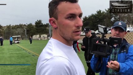 Johnny Manziel Throws at San Diego Pro Day