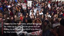 Lyft is Giving Out Free Rides to Official March for Our Lives Events