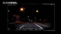 Video shows moments before Uber self-driving car hits pedestrian