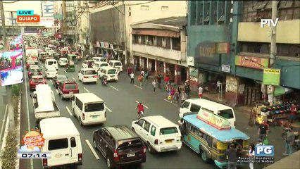 TRAFFIC UPDATE: Quiapo