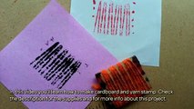 How To Make Cardboard And Yarn Stamp - DIY Crafts Tutorial - Guidecentral