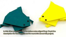 How To Make A Cute Origami Frog - DIY Crafts Tutorial - Guidecentral