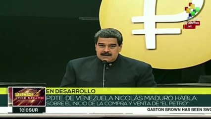 Venezuela: President Maduro expressed support to the Peruvian people
