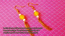How To Make A Chain Tassel Beaded Earrings - DIY Style Tutorial - Guidecentral