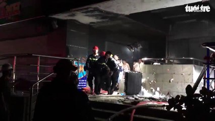 Clip hiện trường vụ cháy chung cư Carina ở quận 8 sáng 23-3-2018