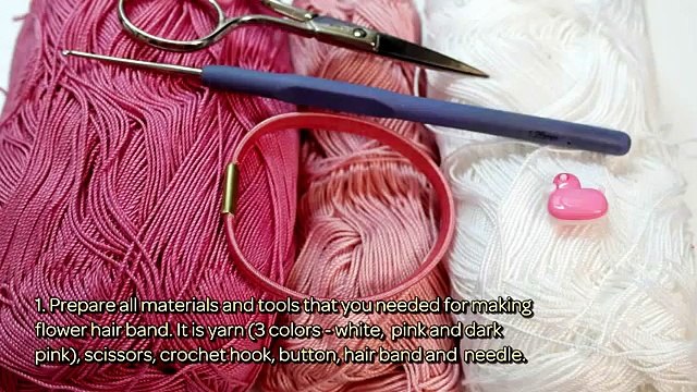 How To Make A Crocheted Flower Hair Band - DIY Crafts Tutorial - Guidecentral