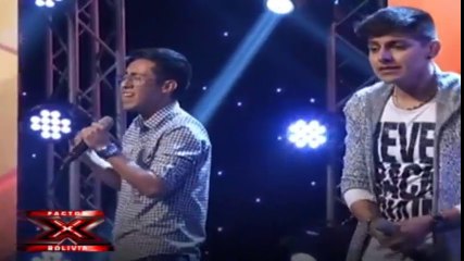 Duo Máxima y su extraordinaria presentación en el escenario del Factor X Bolivia 2018