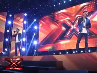 El dúo Eick Levi impresiona con su presentación al jurado del Factor X Bolivia 2018