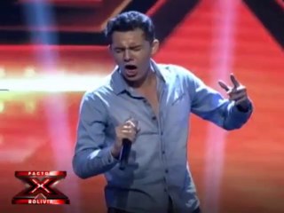 Alex Baldivieso cautiva al jurado del Factor X Bolivia 2018