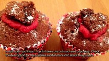 How To Bake Cute Cut - DIY Out Heart Cupcakes Tutorial - DIY Food & Drinks