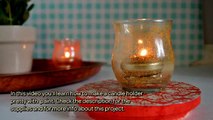 Make a Candle Holder Pretty with  Paint - DIY Home - Guidecentral
