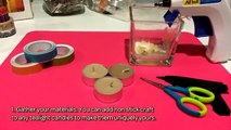 Make Pretty Tape-Decorated Tealights - DIY Home - Guidecentral