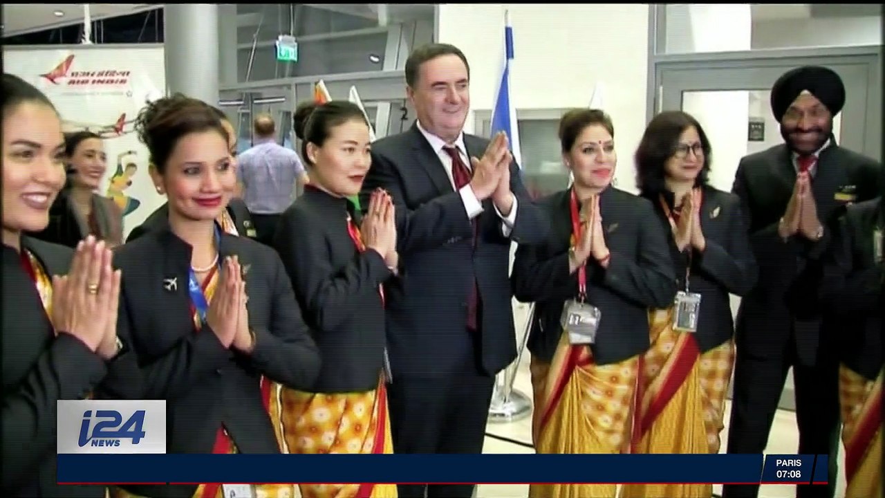 Premier vol New Delhi-Tel-Aviv survolant l'Arabie saoudite
