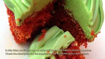 How To Bake Delicious Watermelon - DIY Colored Cupcakes Tutorial - Food & Drinks