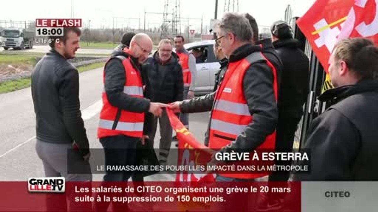 Grève à Esterra: le ramassage des poubelles impacté