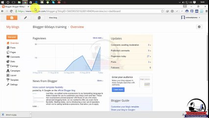 Blogger training Lesson 16