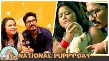 Bharti Singh And Harsh Limbachiyaa Play With Dogs | National Puppy Day