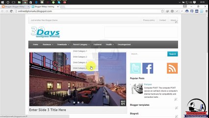 Blogger training Lesson 24