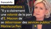 Manifestations : "Il y a clairement une volonté de la part d'Emmanuel Macron de se débarrasser des services publics", explique Marine Le Pen #8h30politique