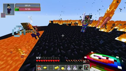 PopularMMOs Minecraft  EXPLOSIVE SPIRAL LUCKY BLOCK BEDWARS! - Modded Mini-Game
