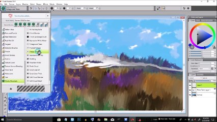 waterfalls speed painting  .mp41