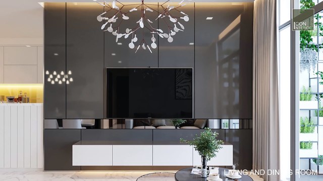 Nội thất căn hộ cao cấp Vinhomes Central Park - Thiết kế phong cách hiện đại