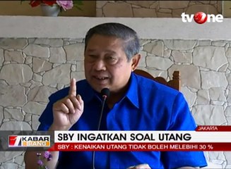 SBY Hutang Boleh Saja, Tapi...