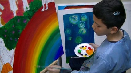 Aydın'ın dahi çocukları şehitler ve gaziler için su roketi fırlattı